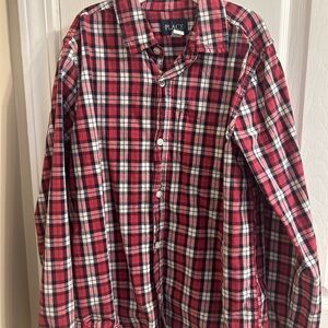 Place Red and Black Plaid Kids Shirt